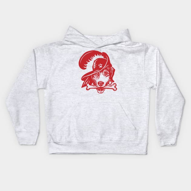 TAMPA BAY PUPPANEER Kids Hoodie by ConradGarner